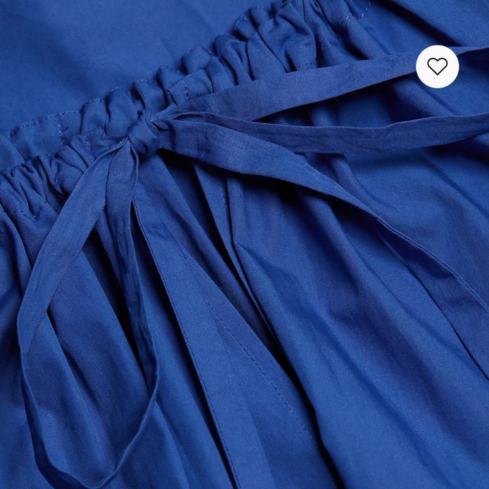 NWT Mara Hoffman Salma Blue Drawstring Dress - Picture 6 of 6